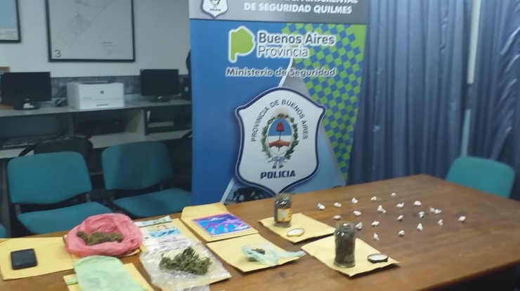 Tras allanamiento, capturaron a un vendedor de drogas